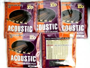 CHEAP BULK DADI ACOUSTIC GUITAR STRINGS 5 SETS LIGHT 10-48